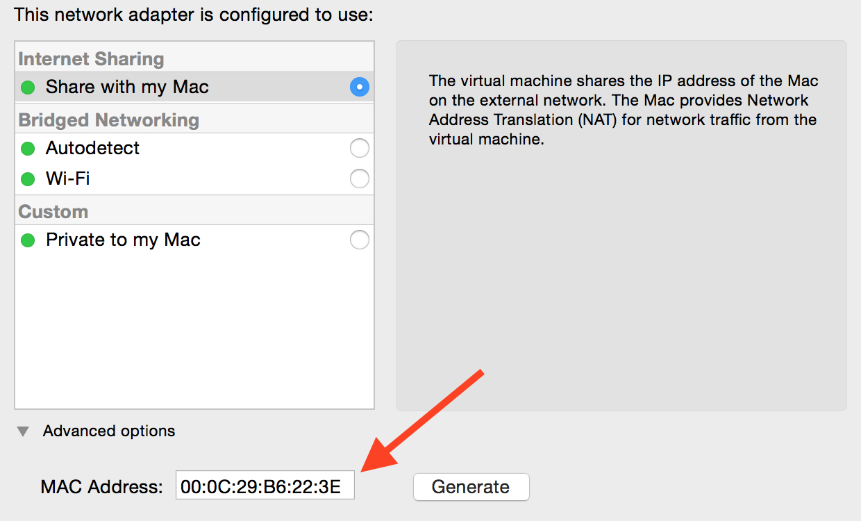 VMWare-VM-Mac-Address